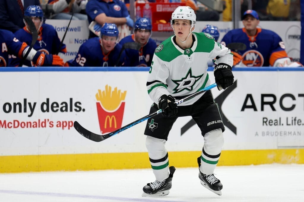 Dallas Stars defenseman Nils Lundkvist