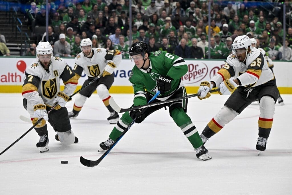 How has Dallas Stars’ Nils Lundkvist improved since last season?