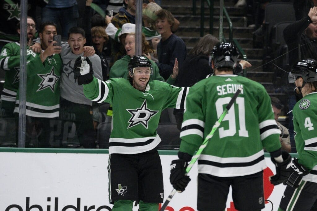Dallas Stars forwards Tyler Seguin and Matt Duchene