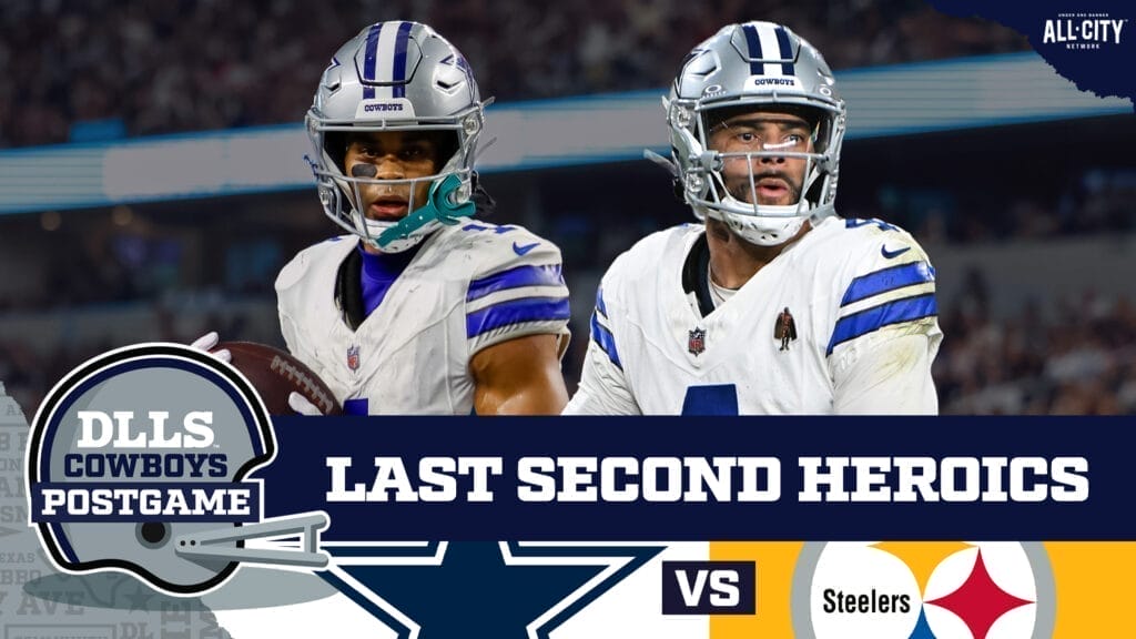 DLLS Cowboys Podcast: COWBOYS POSTGAME: Jalen Tolbert scores game-winning TD against Steelers
