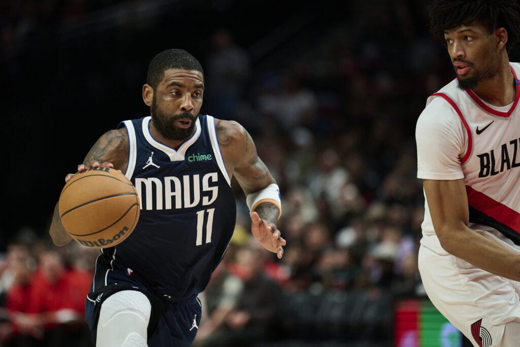 Kyrie Irving’s 46 points was the only brilliance from the Mavs’ forgettable defeat to the Trail Blazers