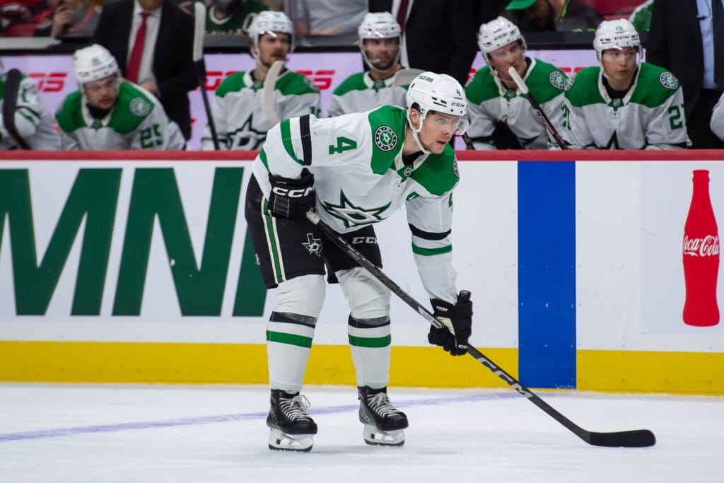 Dallas Stars defenseman Miro Heiskanen