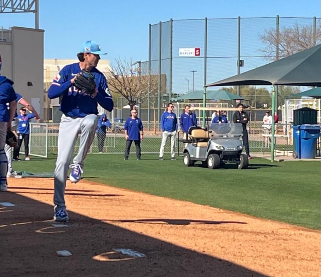 Texas Rangers' Jacob deGrom