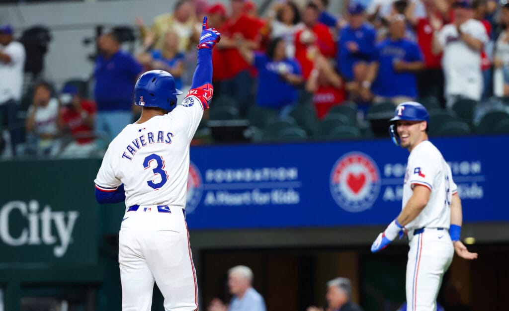 Texas Rangers spring training Evan Carter Leody Taveras