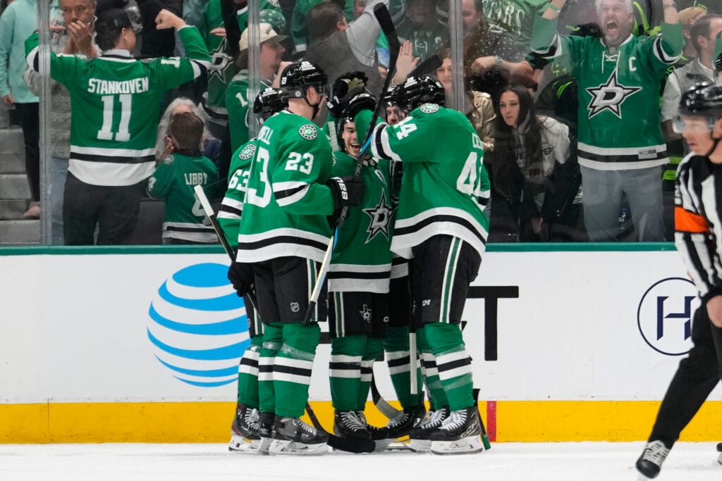Dallas Stars forward Logan Stankoven
