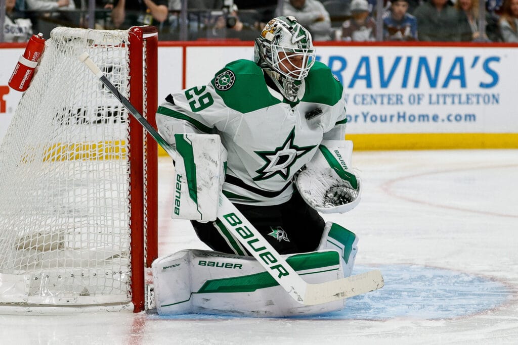 What’s going on with Dallas Stars goalie Jake Oettinger’s game right now?