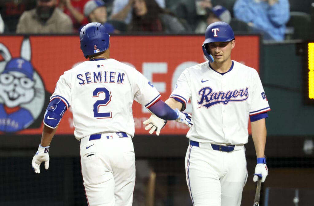 Texas Rangers Corey Seager Marcus Semien