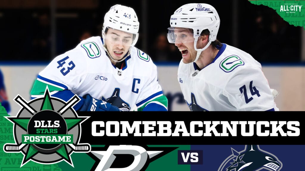 DLLS Dallas Stars postgame show - Vancouver Canucks