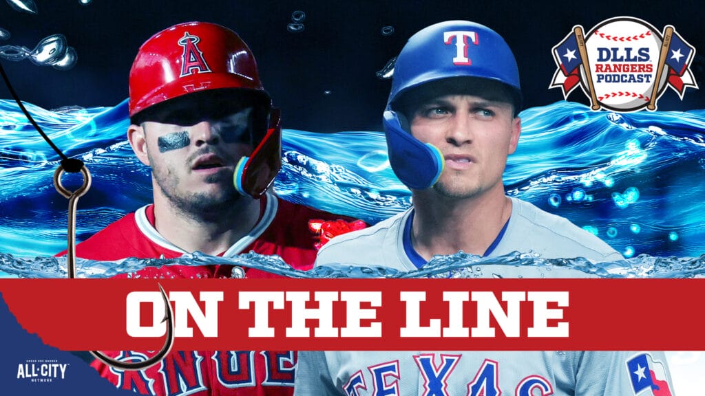 Texas Rangers Angels Mike Trout