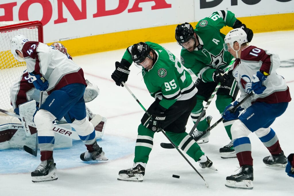 Dallas Stars vs Colorado Avalanche Game 2 playoffs (Mikko Rantanen)