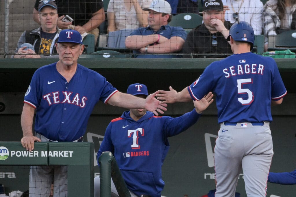 Texas Rangers Corey Seager Bruce Bochy