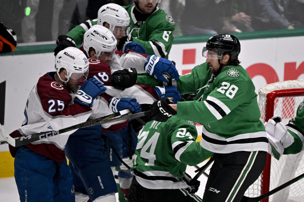 Dallas Stars defensemen vs Colorado Avalanche