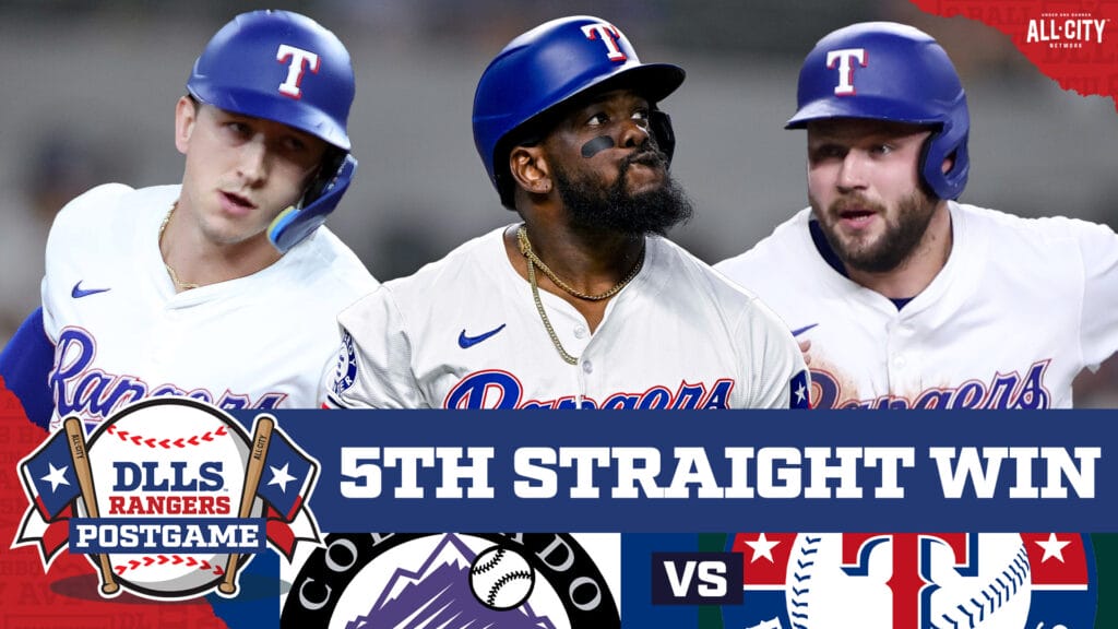 Texas Rangers Wyatt Langford Adolis Garcia Jake Burger