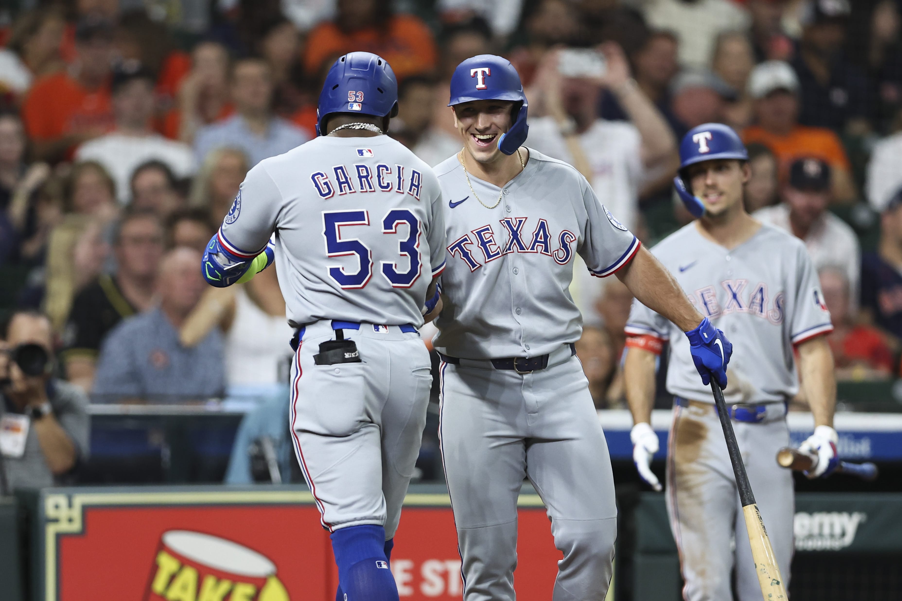 Texas Rangers Adolis Garcia Wyatt Langford