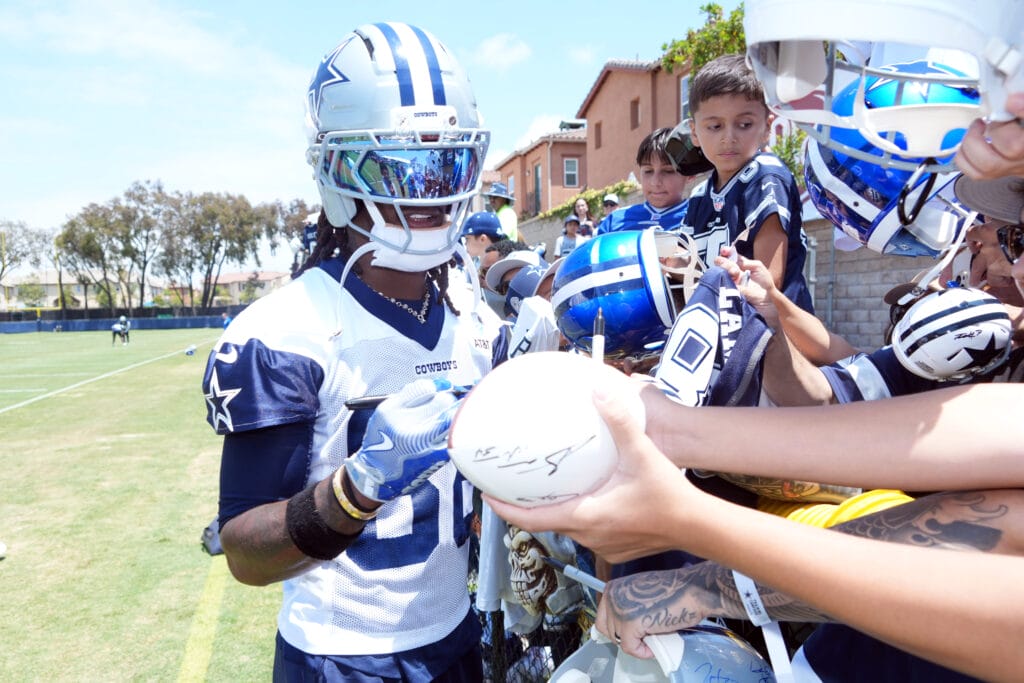 CeeDee Lamb happy to back in Dallas Cowboys training camp, issues warning to the NFL