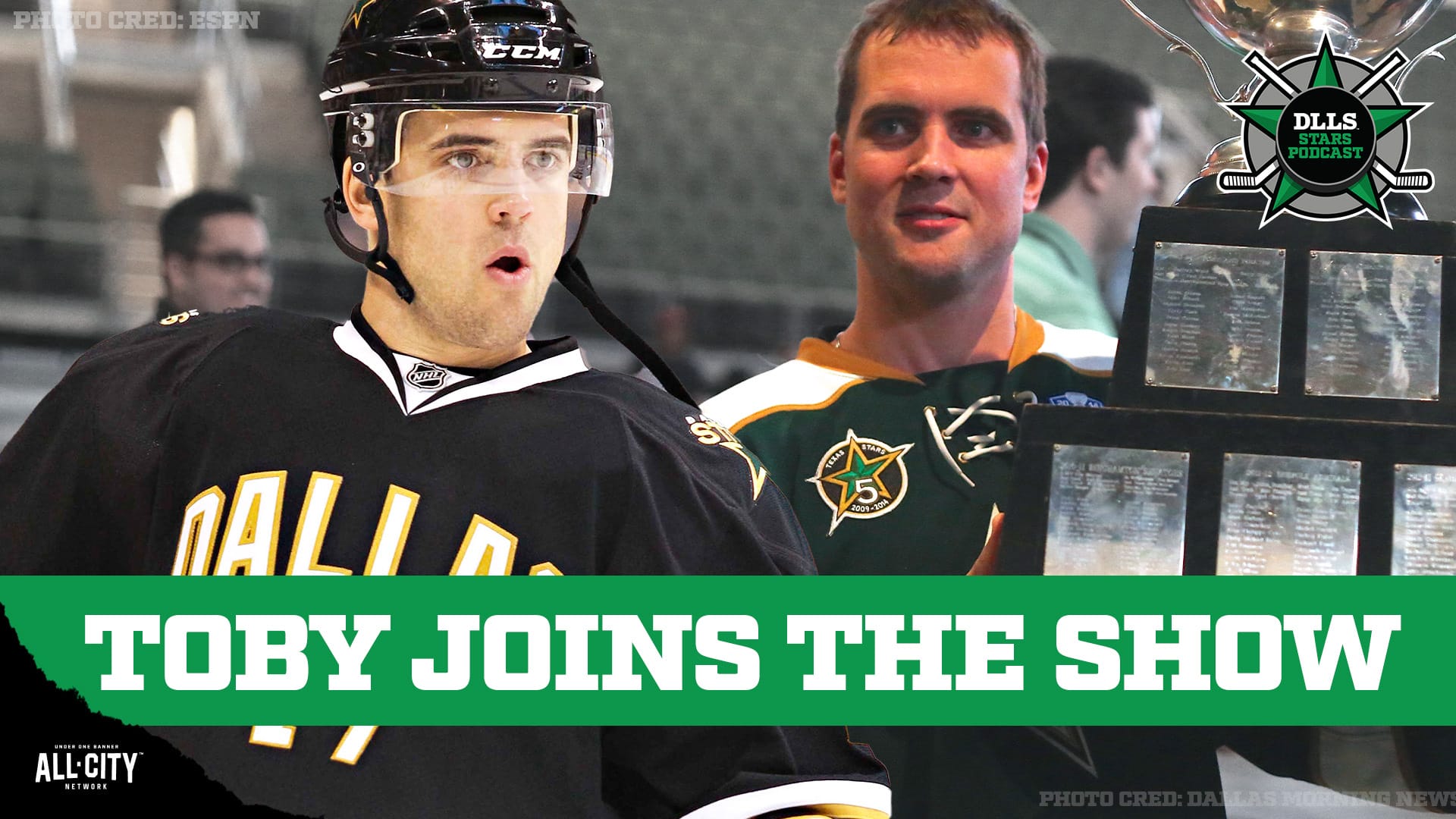 DLLS Dallas Stars podcast - Toby Petersen