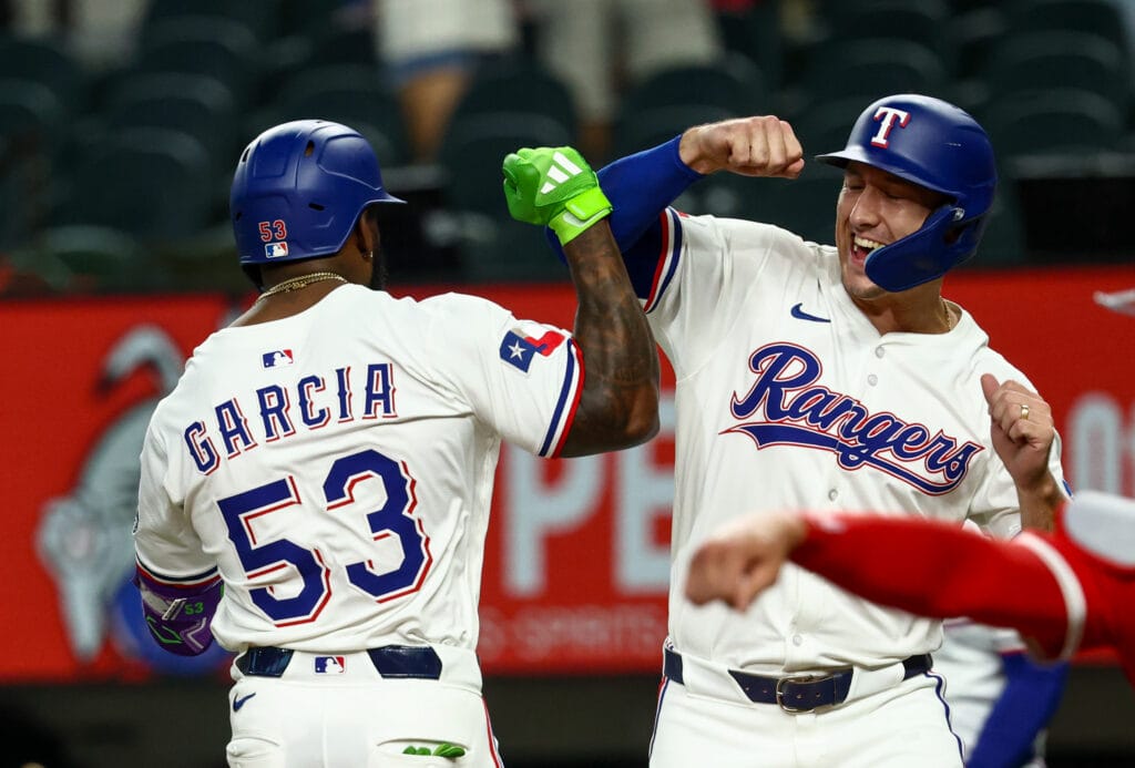 Texas Rangers Adolis Garcia Wyatt Langford