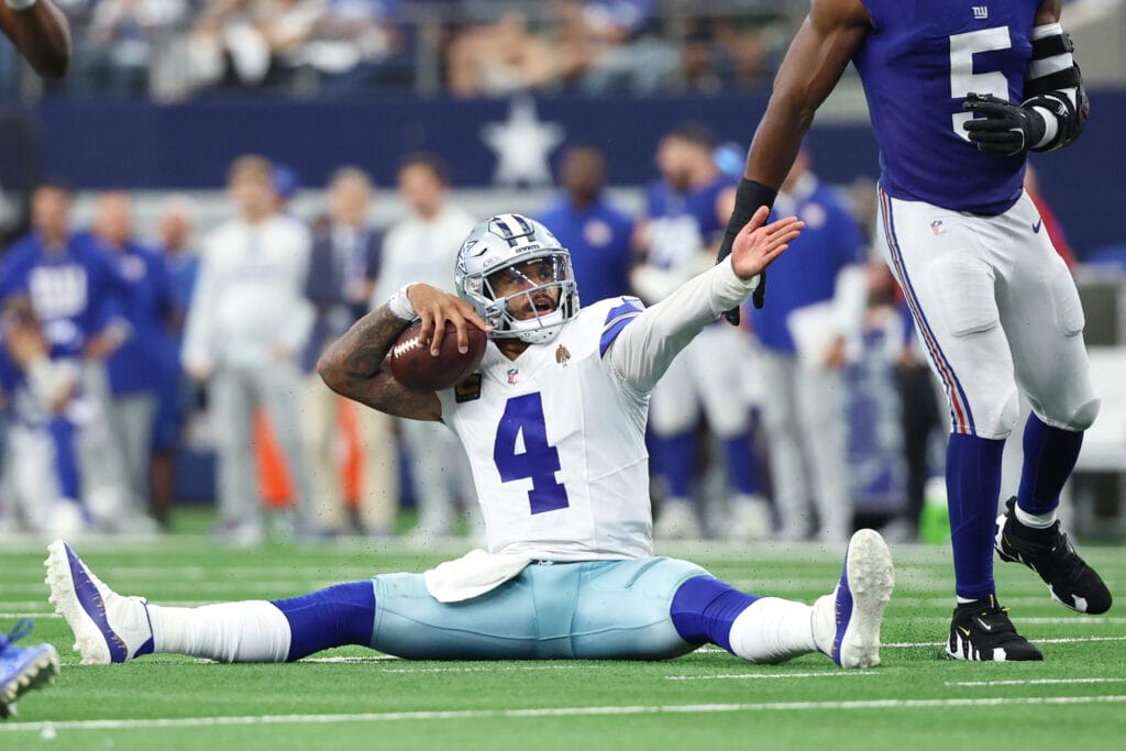 It was vintage Dak Prescott who happily used his legs to key Dallas Cowboys victory vs. Giants