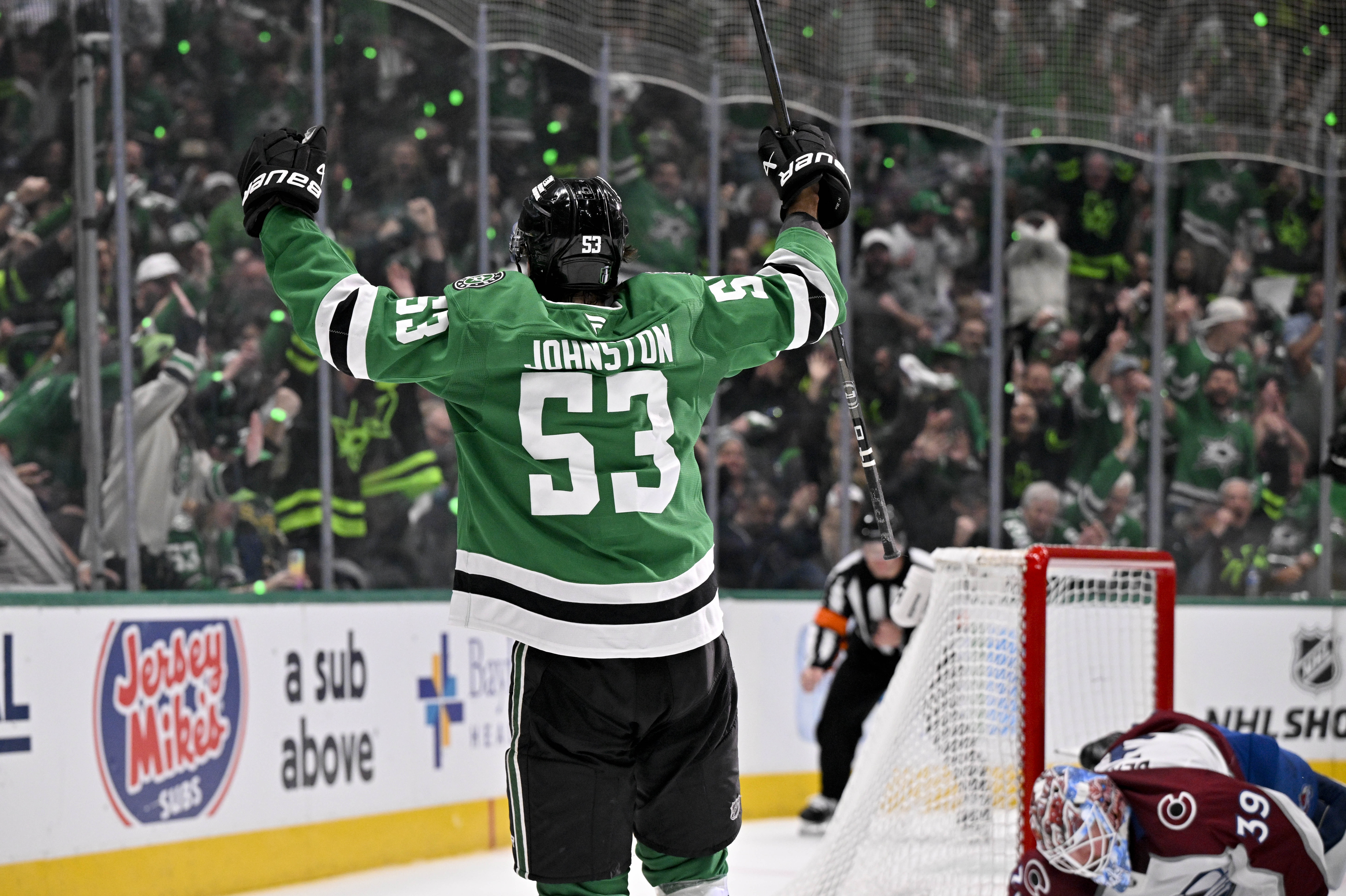 Dallas Stars forward Wyatt Johnston