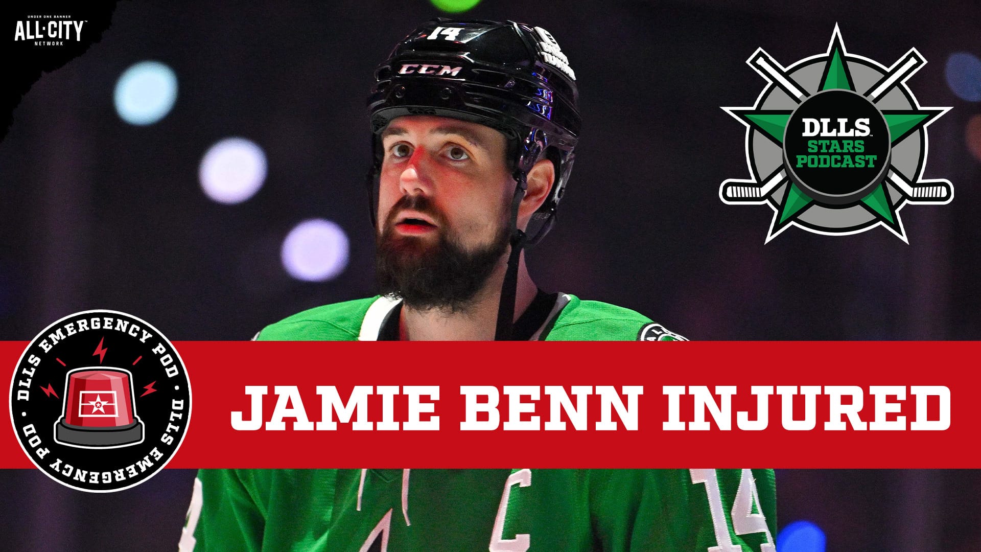 Dallas Stars forward Jamie Benn injury