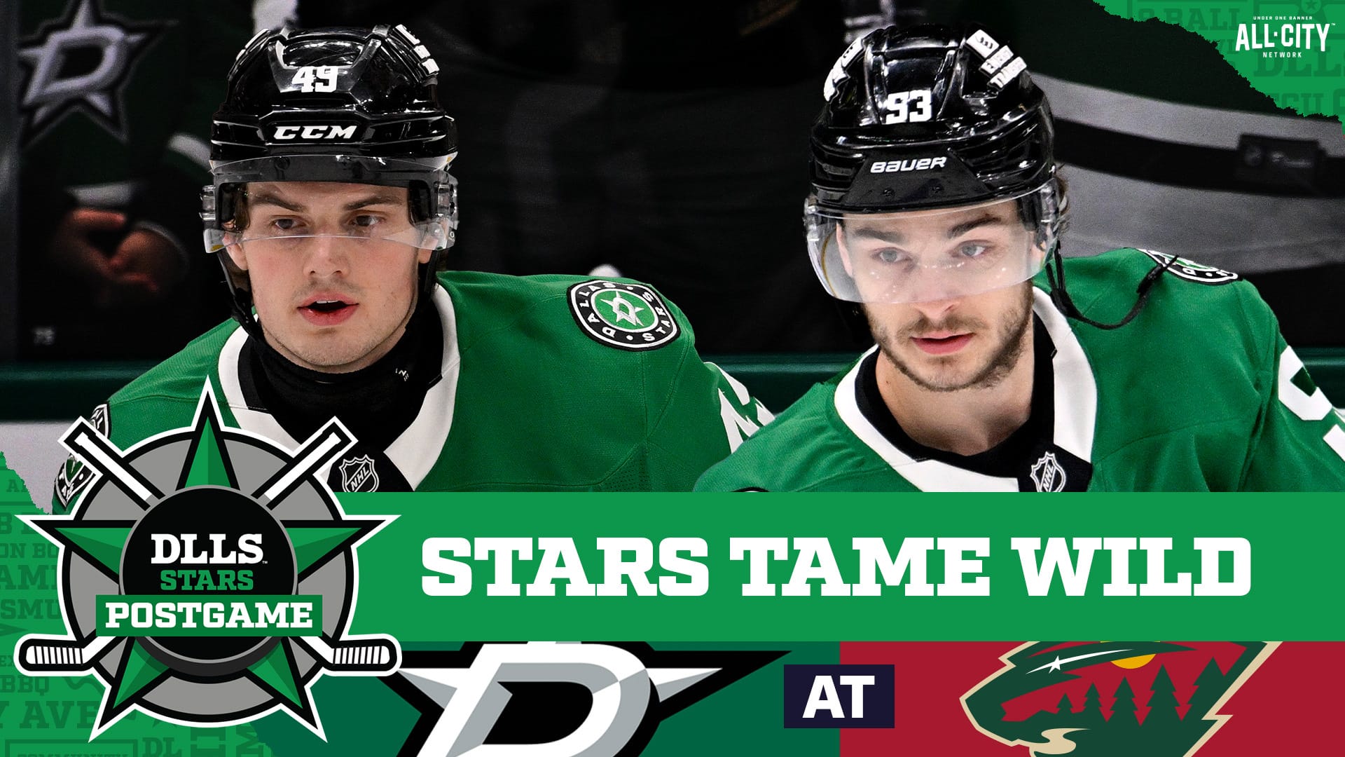 DLLS Dallas Stars postgame show - Minnesota Wild