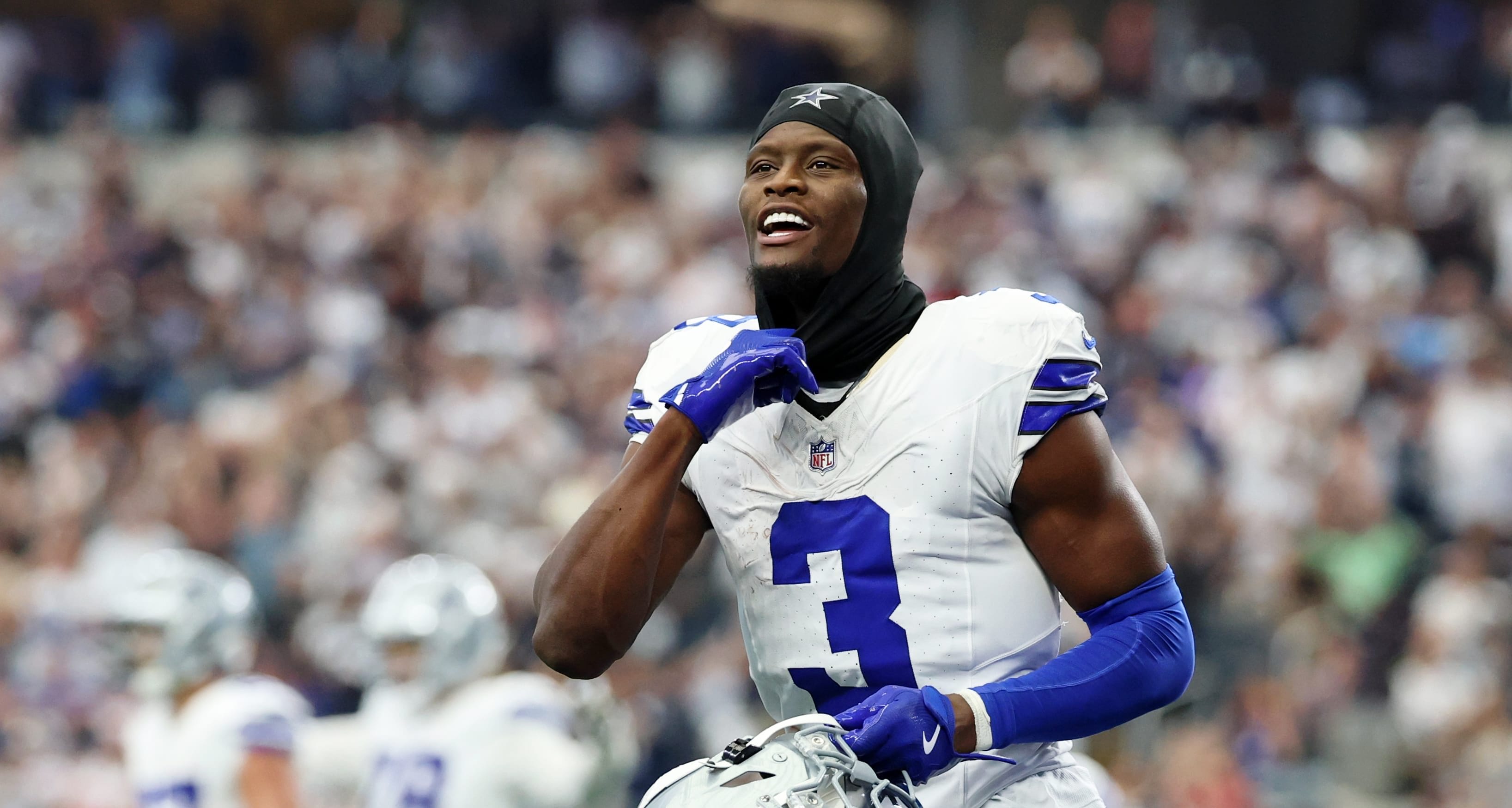 Dallas Cowboys WR George Pickens against New York Jets CB Sauce Gardner