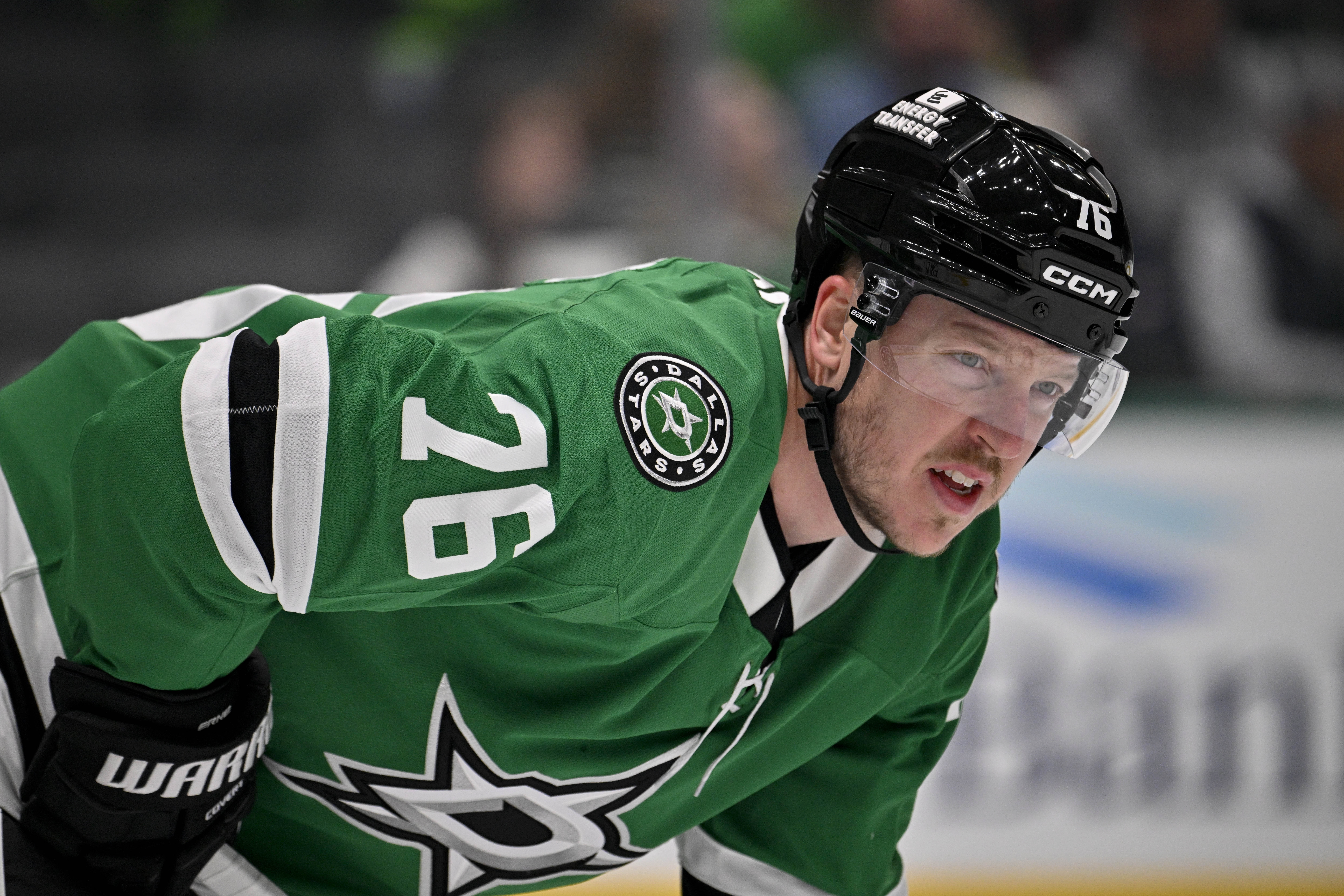 Dallas Stars forward Adam Erne