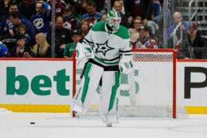 Dallas Stars goalie Jake Oettinger