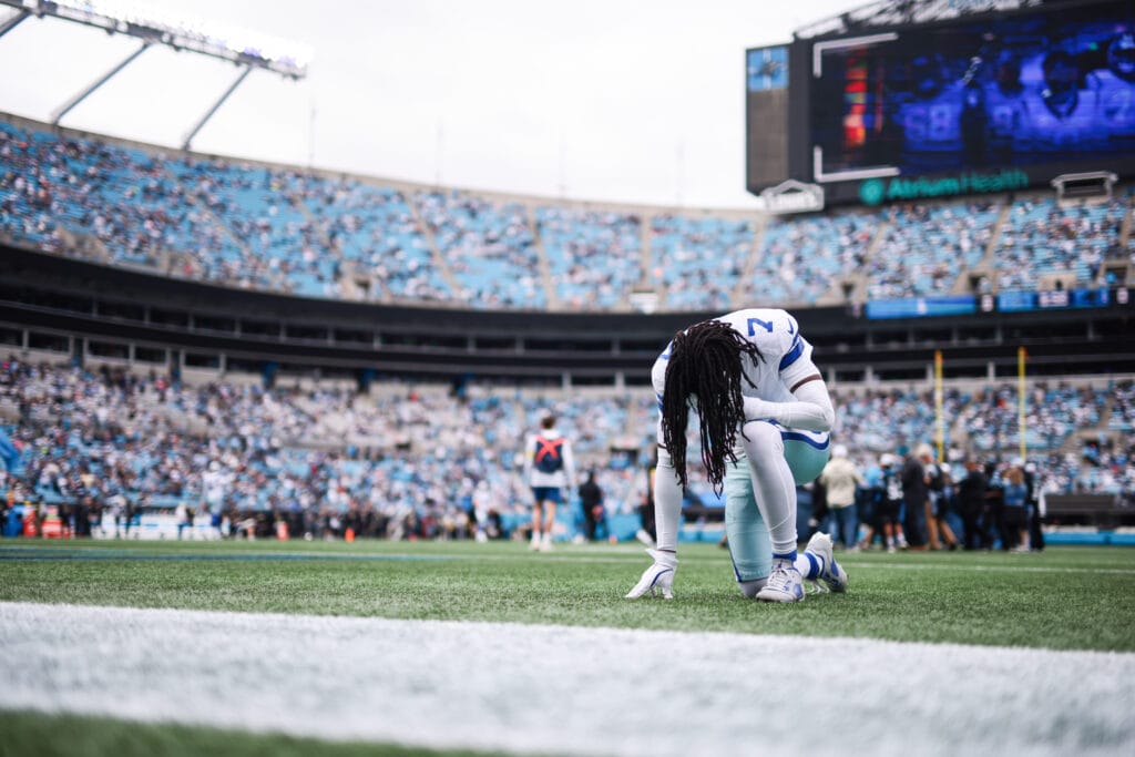 Dallas Cowboys CB Trevon Diggs out for Washington after suffering a concussion in an accident at home