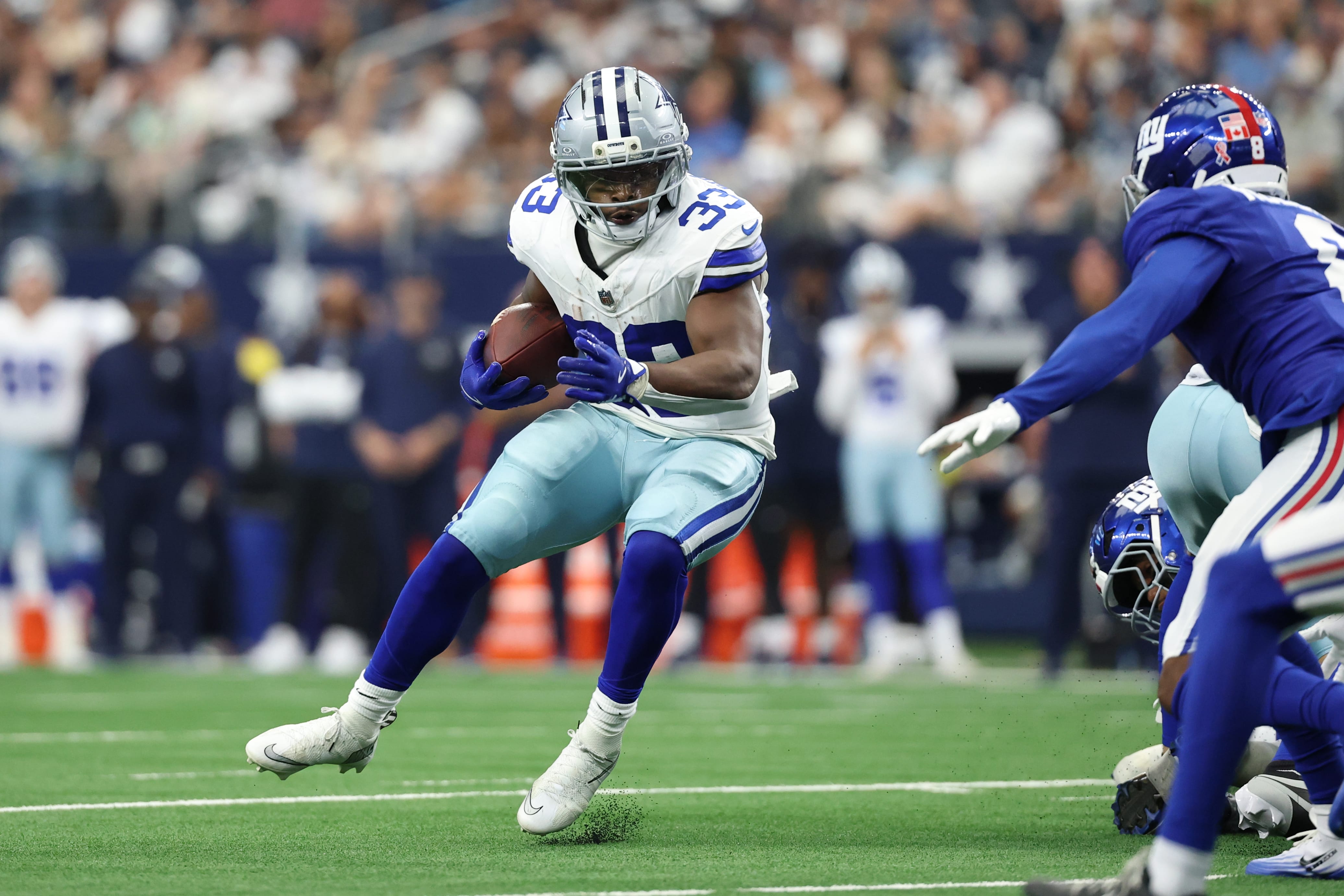 Javonte Williams and the Dallas Cowboys face Williams' old team, the Denver Broncos, in Week 8.