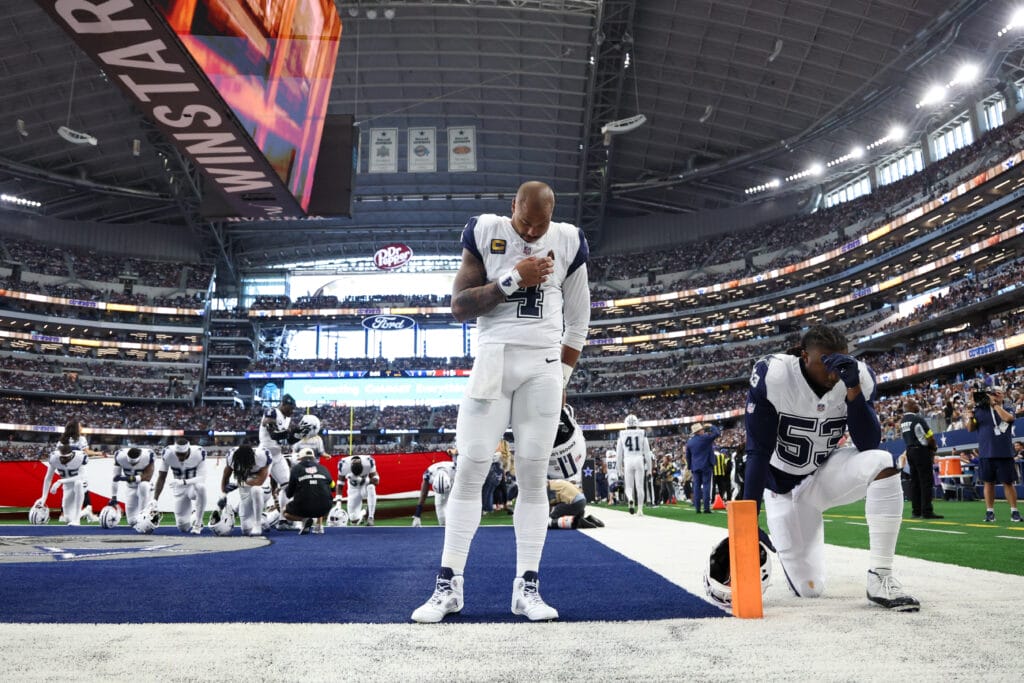 Quarterback Dak Precott is asking for help, says a trade would help inept Dallas Cowboys defense