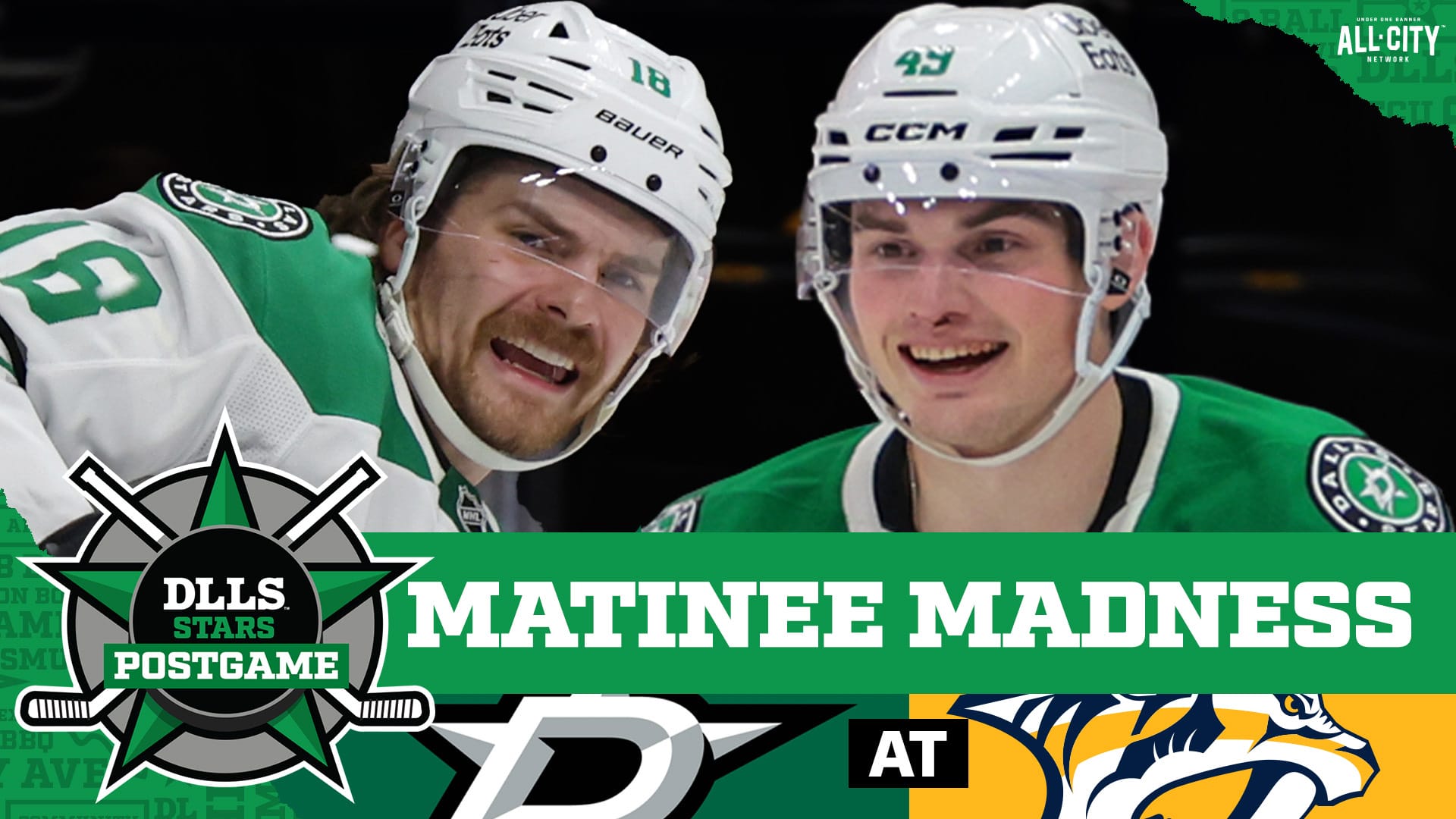 DLLS Dallas Stars postgame show - Nashville Predators