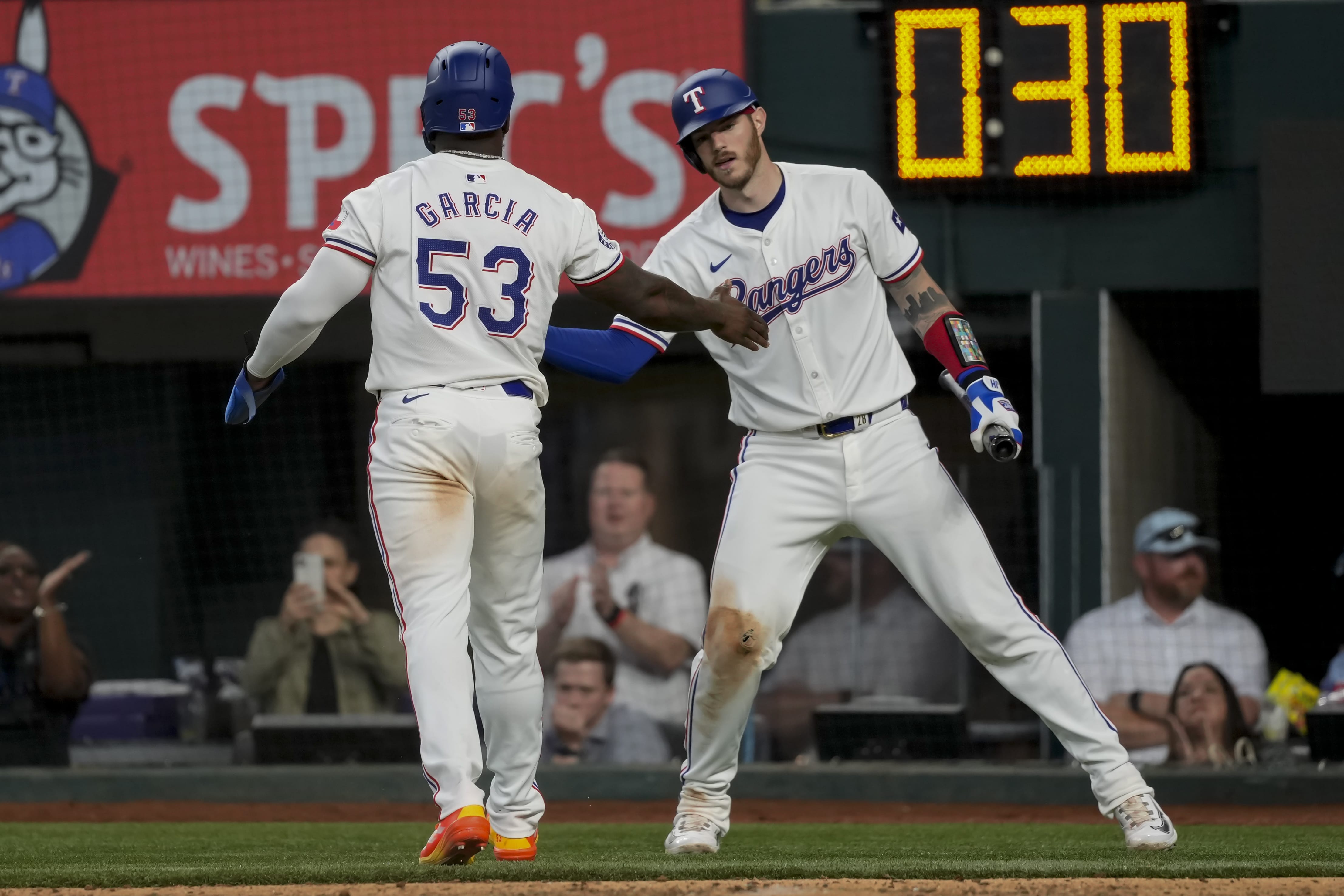 Texas Rangers Adolis Garcia Jonah Heim