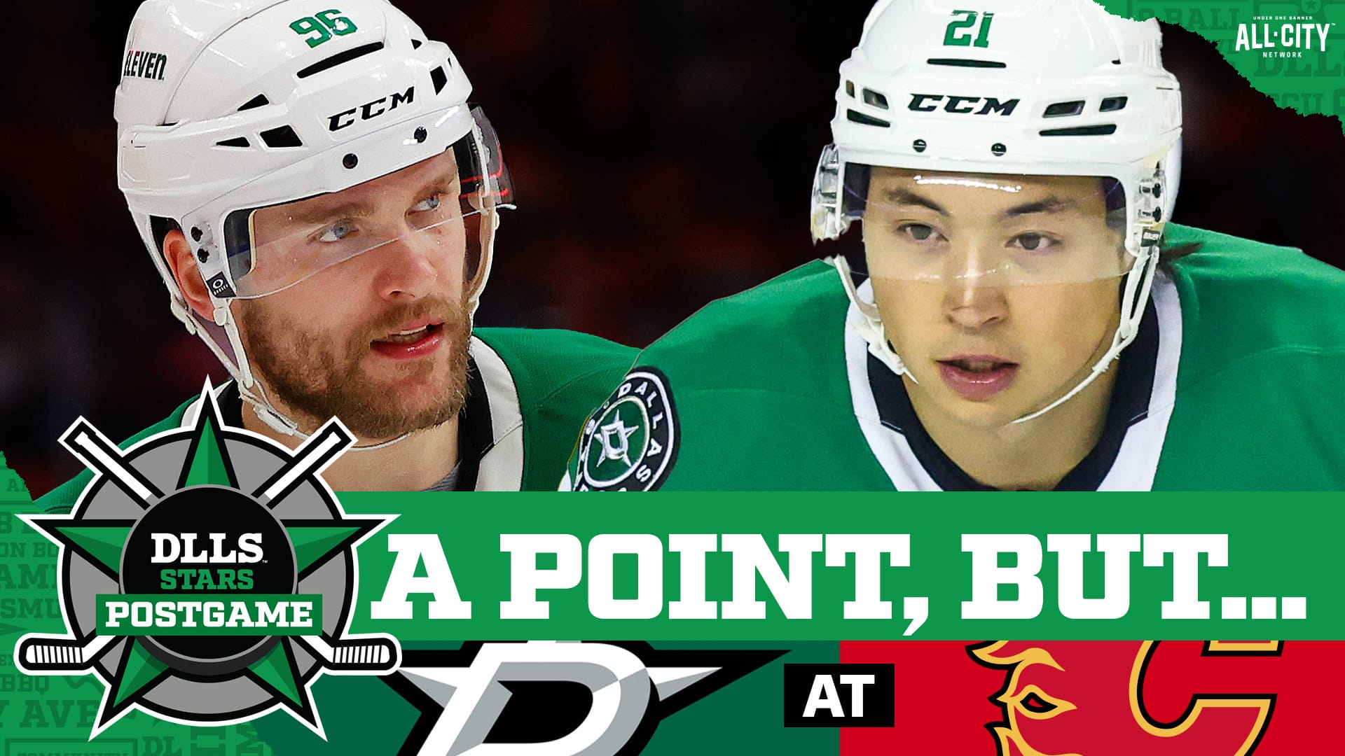 DLLS Dallas Stars postgame show - Calgary Flames