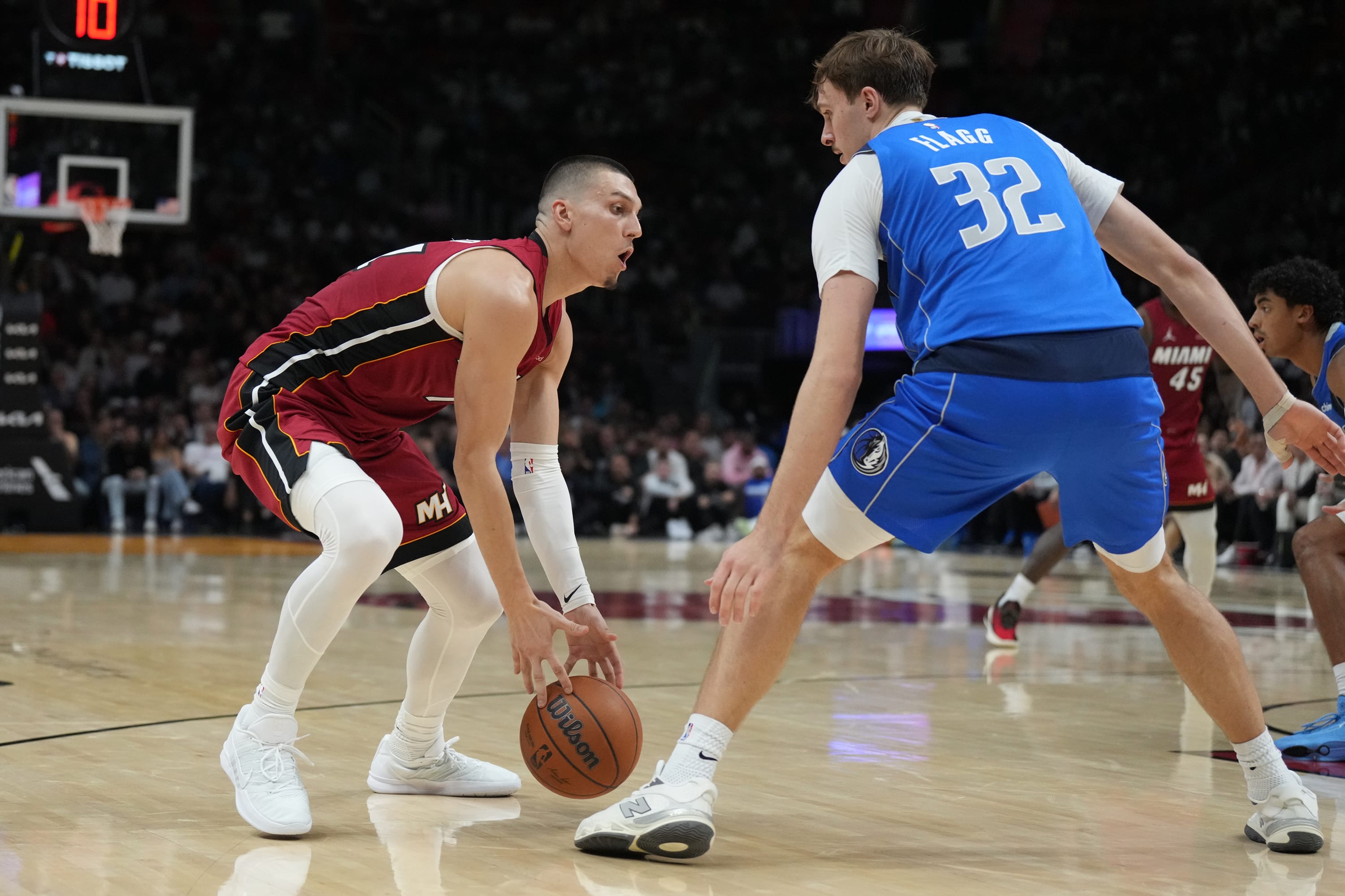 Dallas Mavericks wing Cooper Flagg and Miami Heat guard Tyler Herro