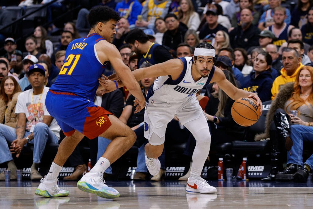 Dallas Mavericks guard Ryan Nembhard