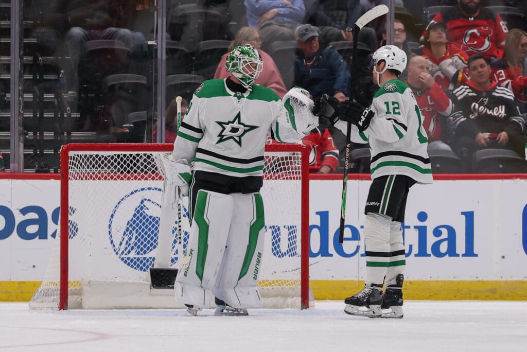 Dallas Stars goalie Jake Oettinger