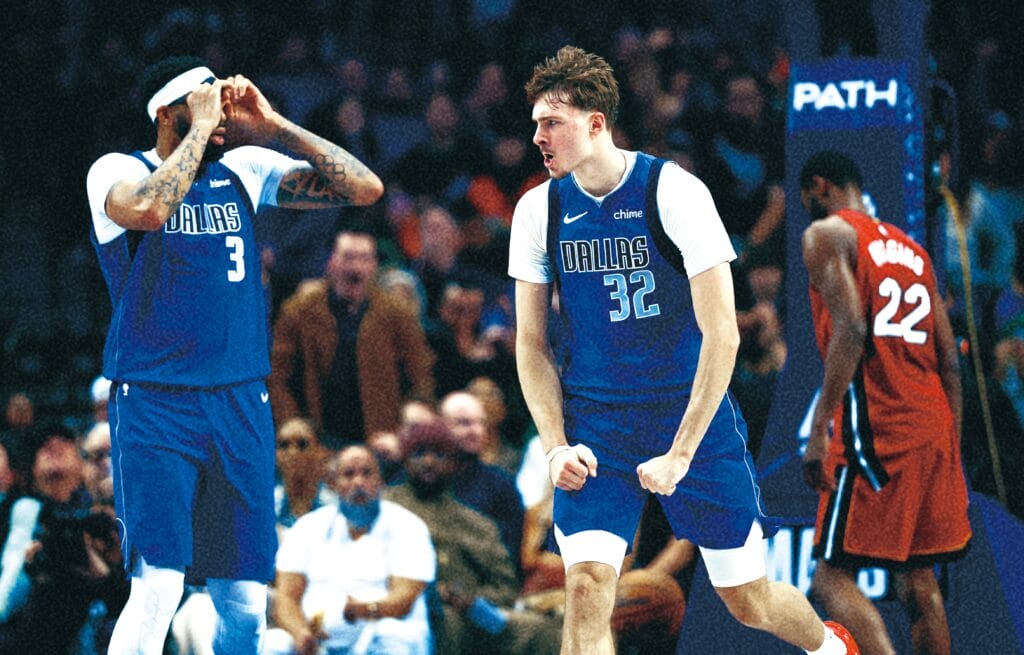 Mavericks' Cooper Flagg and Anthony Davis