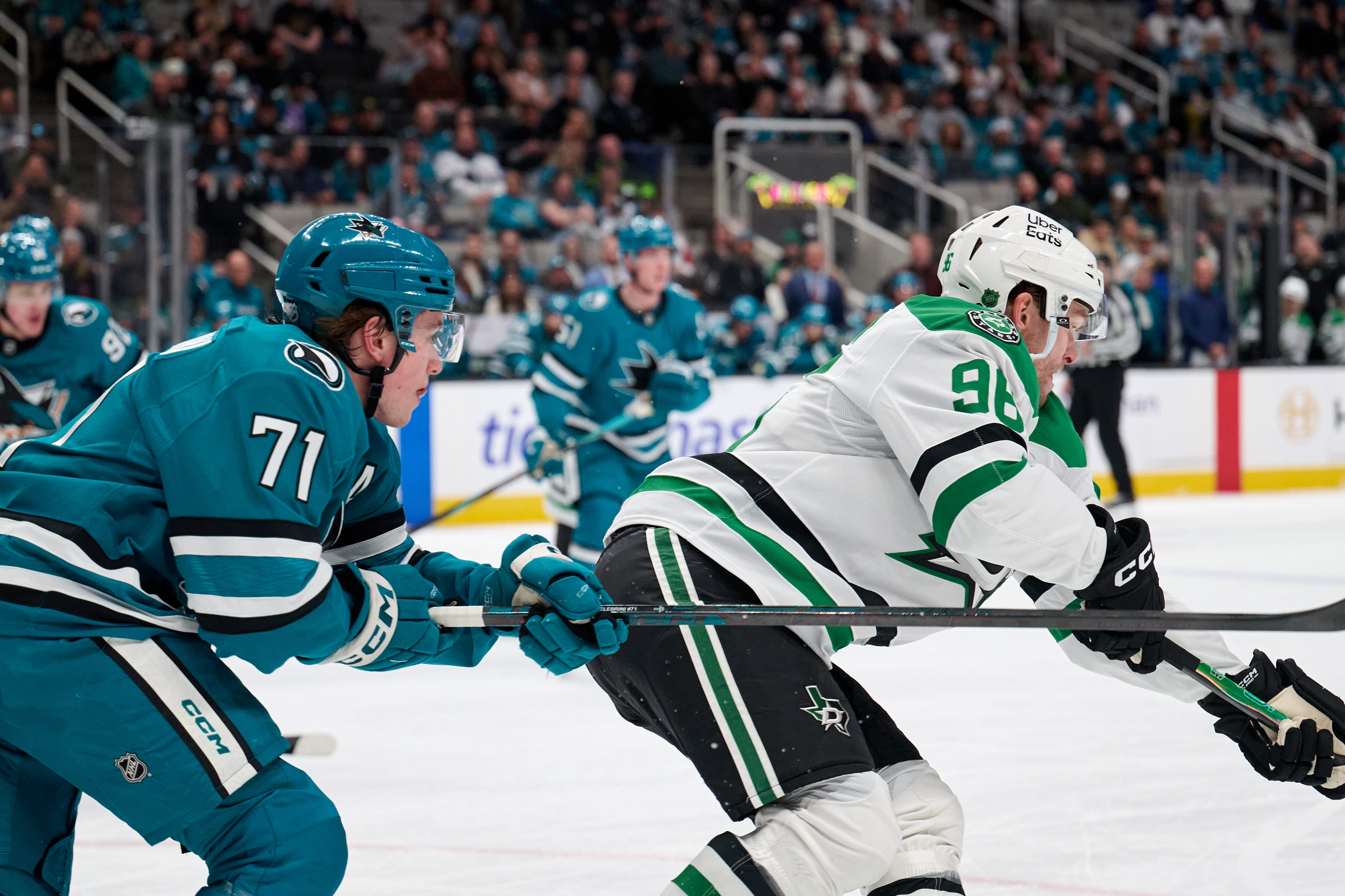 Dallas Stars vs San Jose Sharks - Mikko Rantanen