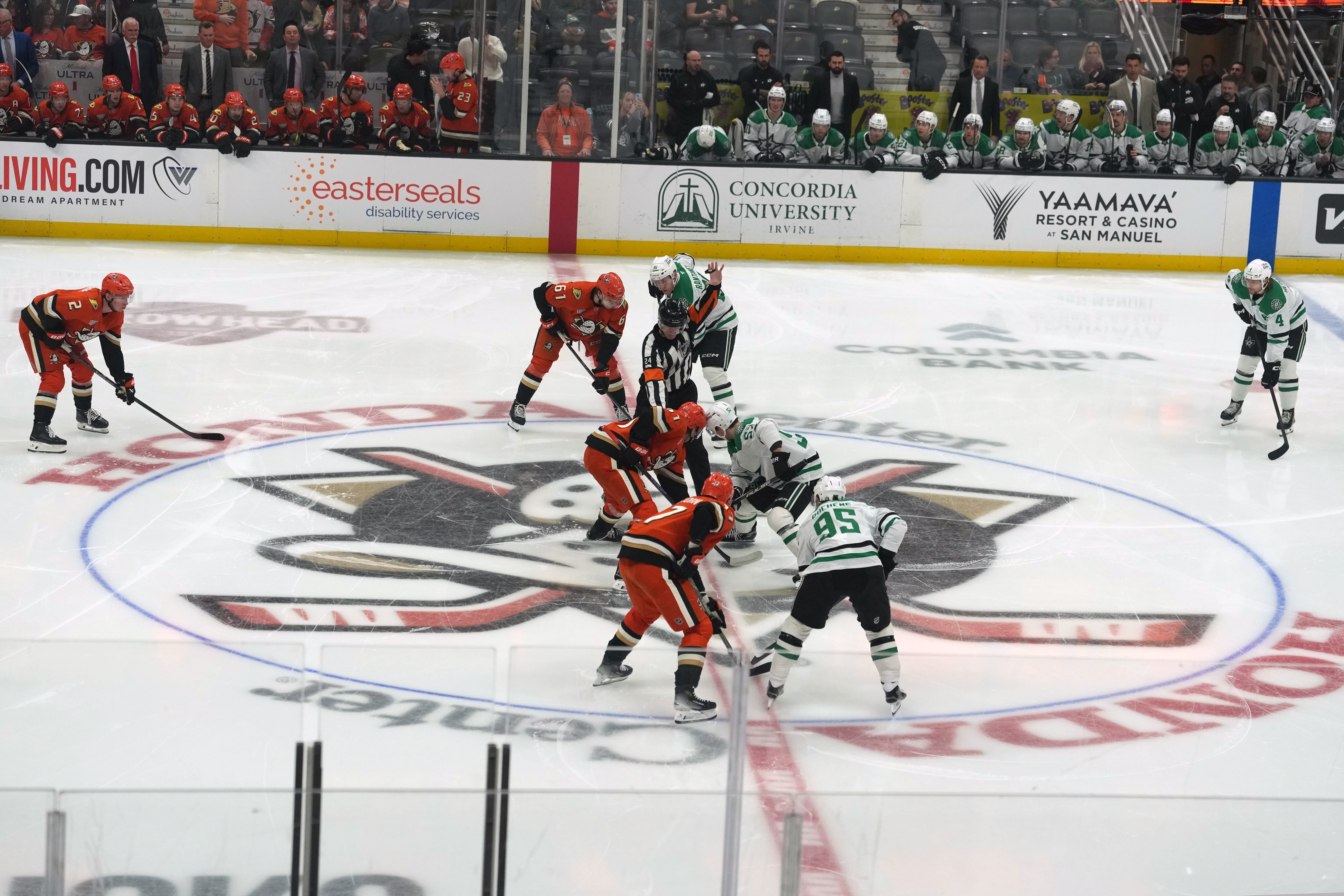 Dallas Stars vs Anaheim Ducks