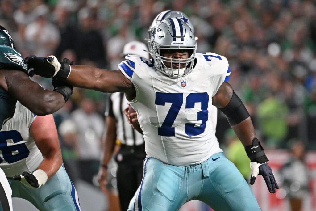 Cowboys OC Klayton Adams: Tyler Smith is ‘certainly an option’ at left tackle