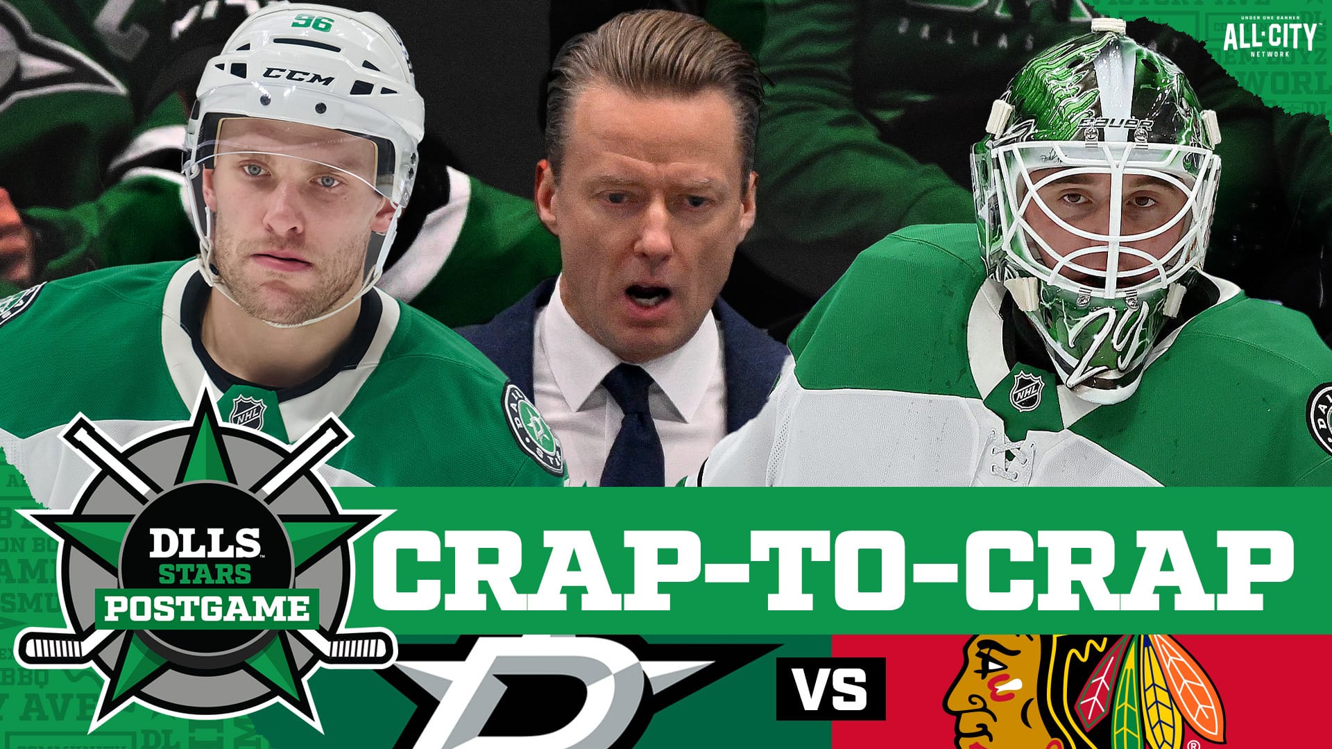 DLLS Dallas Stars postgame show - Chicago Blackhawks
