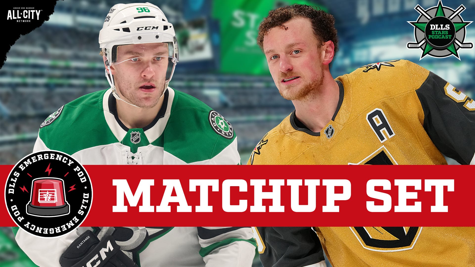 DLLS Dallas Stars emergency pod: Dallas Stars vs Vegas Golden Knights Stadium Series
