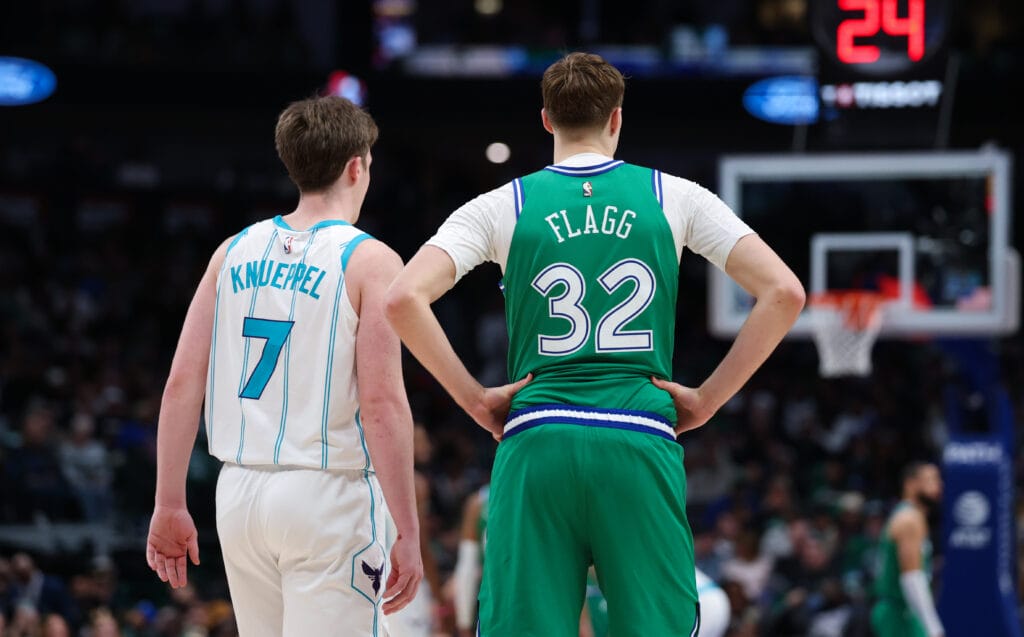 Mavericks forward Cooper Flagg and Hornets guard Ron Knueppel