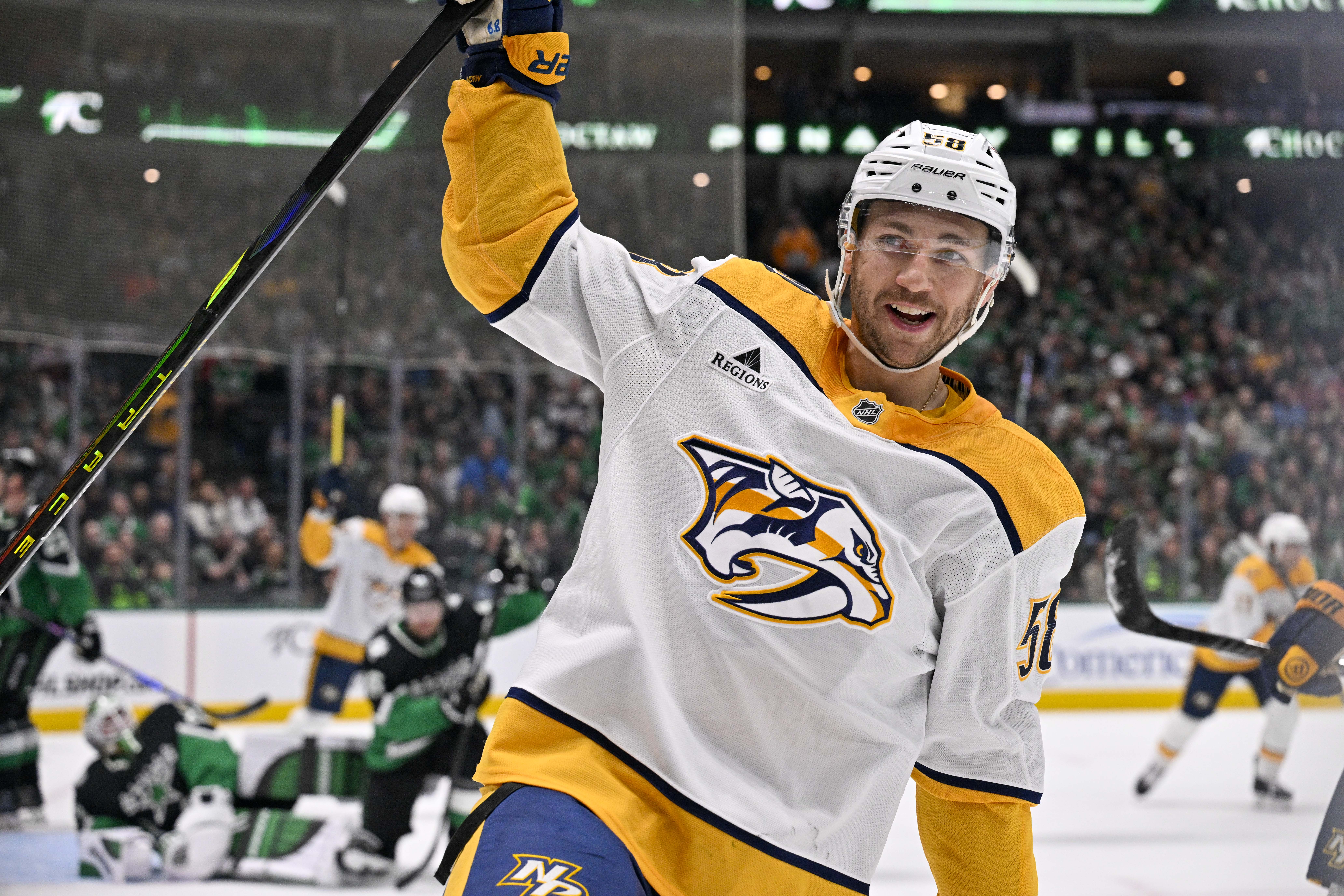 Dallas Stars forward Michael Bunting -- Traded from Nashville Predators
