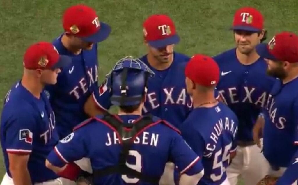 Texas Rangers Skip Schumaker Carter Baumler