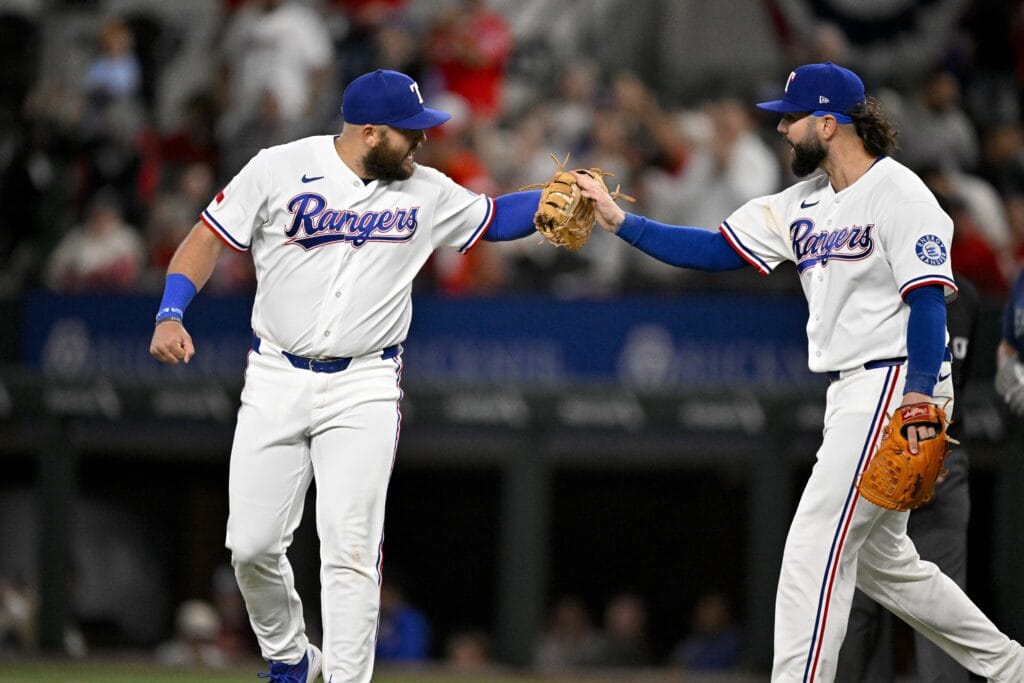 Texas Rangers Jake Burger Jakob Junis