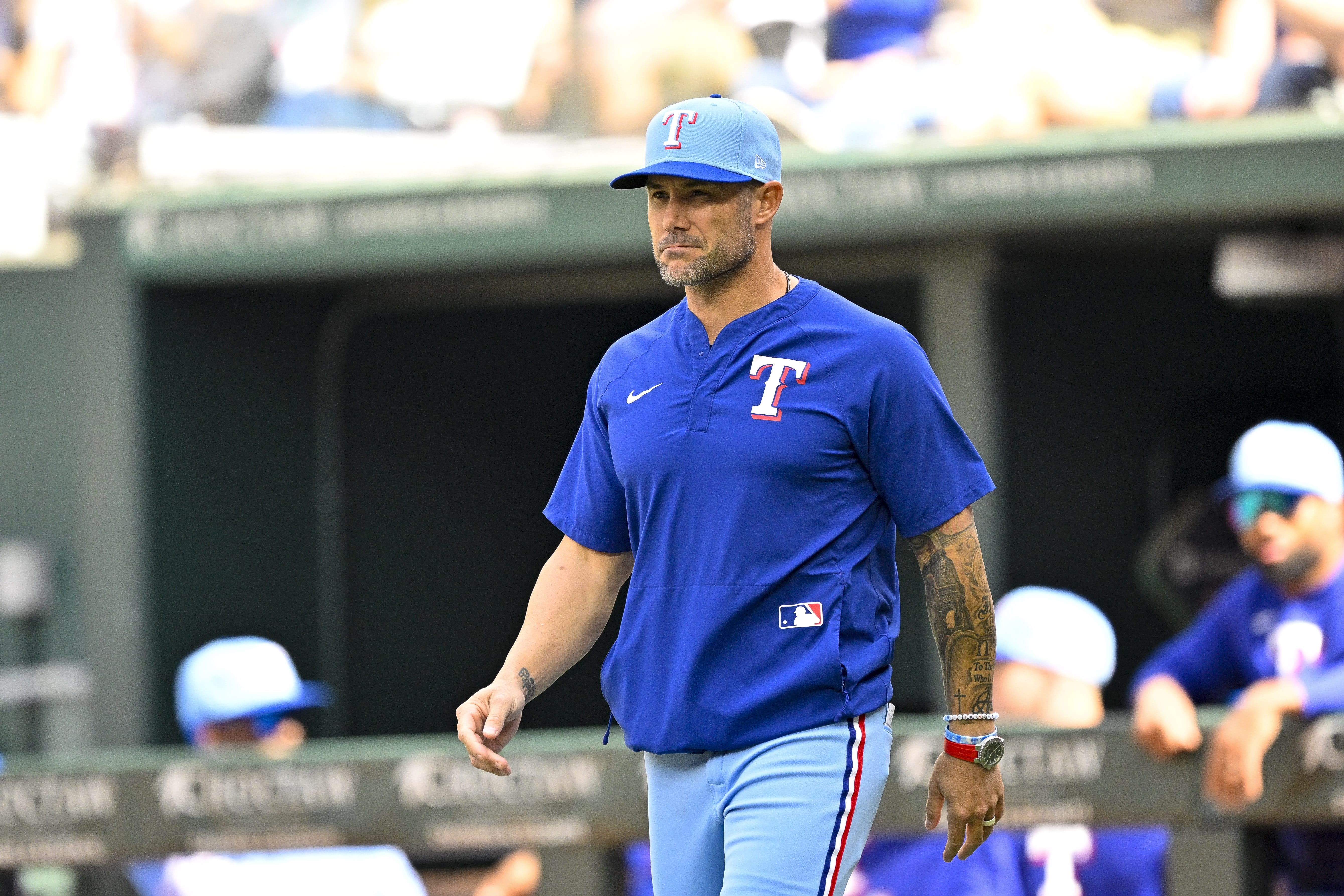 Texas Rangers Skip Schumaker Joc Pederson