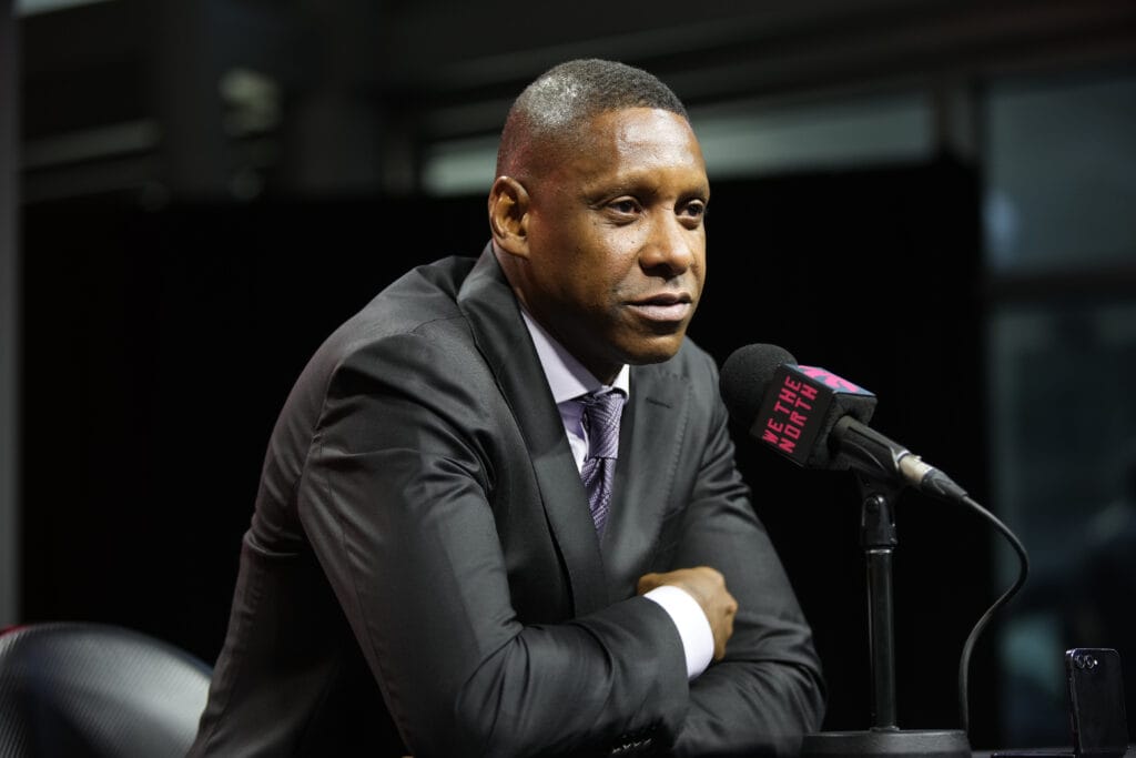 Mavericks president of basketball operations and alternate governor Masai Ujiri