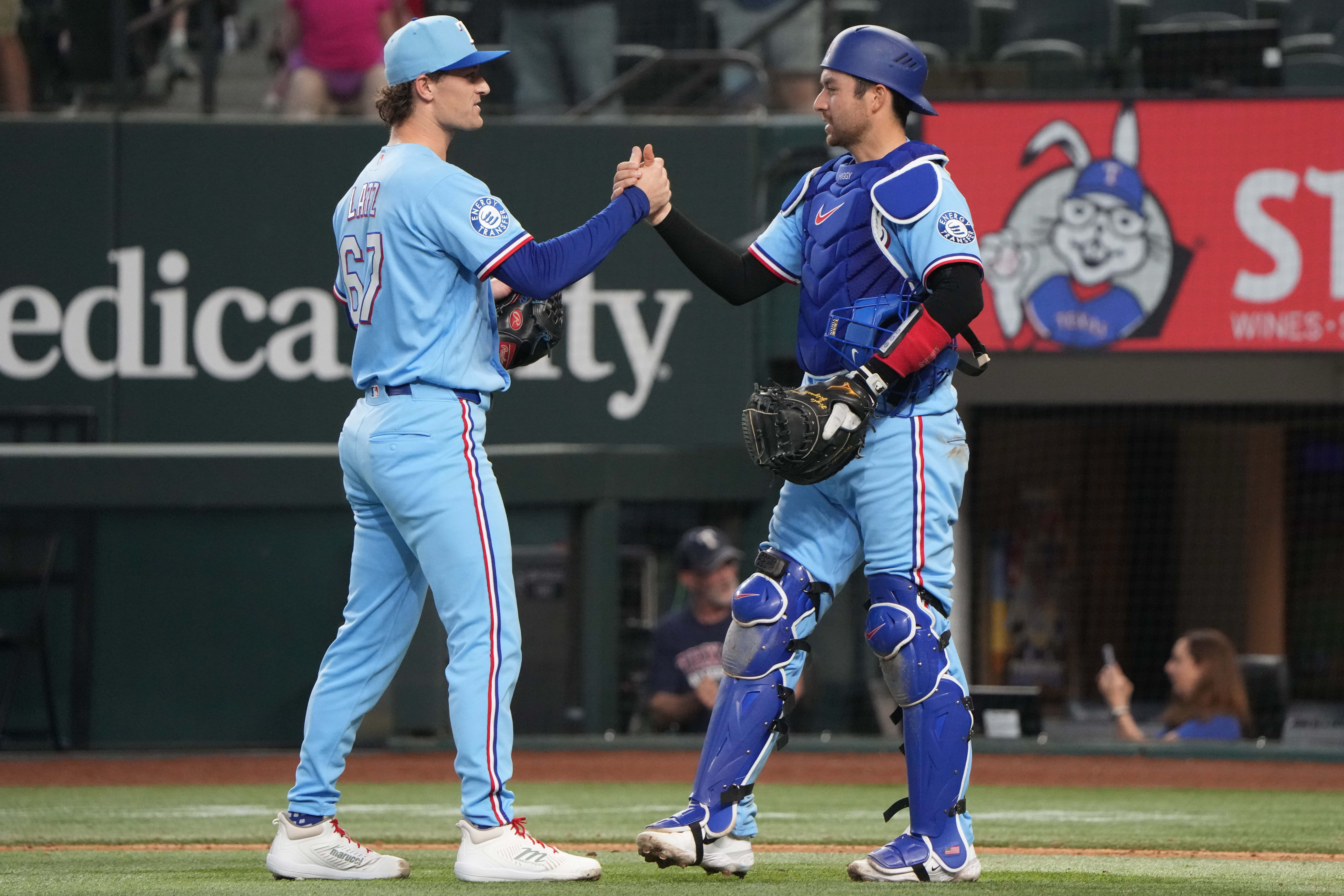 Texas Rangers Jacob Latz Kyle Higashioka